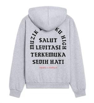 MBH Hoodie Grey - Malique x Tripdisz (TS025)