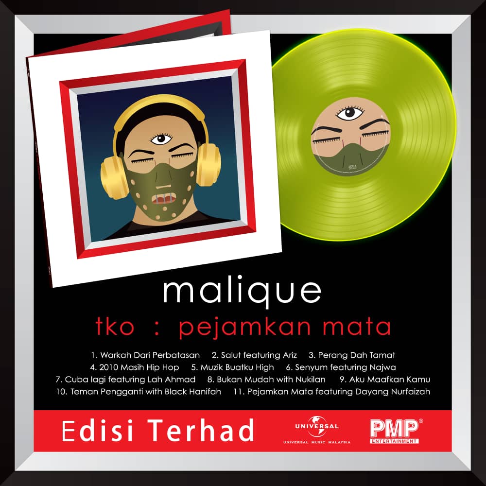 Malique - TKO Pejamkan Mata Limited Edition Autographed Vinyl