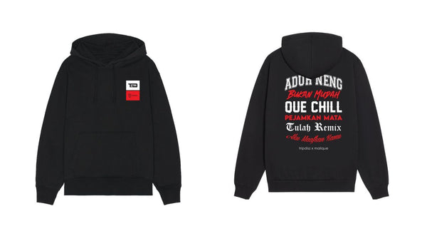 Aduh Neng Hoodie Black - Malique x Tripdisz (TS112)