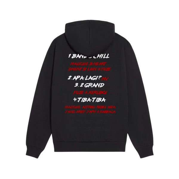 Qarma Various Artistes Hoodie - Black (TS124)