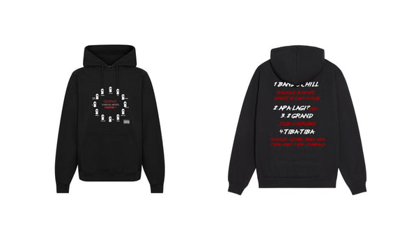 Qarma Various Artistes Hoodie - Black (TS124)