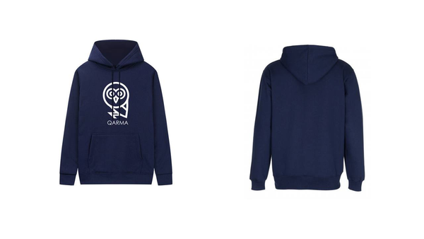 Qarma Owl Hoodie - Navy (TS159)
