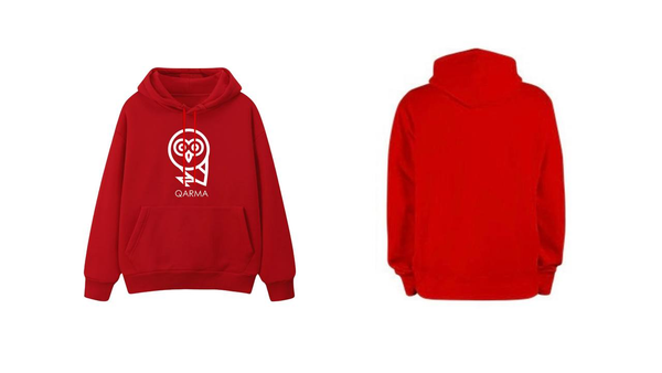 Qarma Owl Hoodie - Red (TS160)