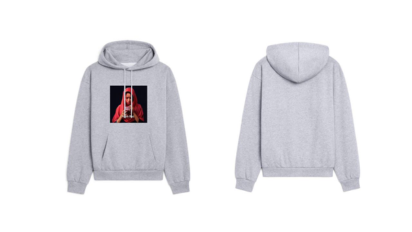 Sedih Hati Hoodie - Grey (TS162)