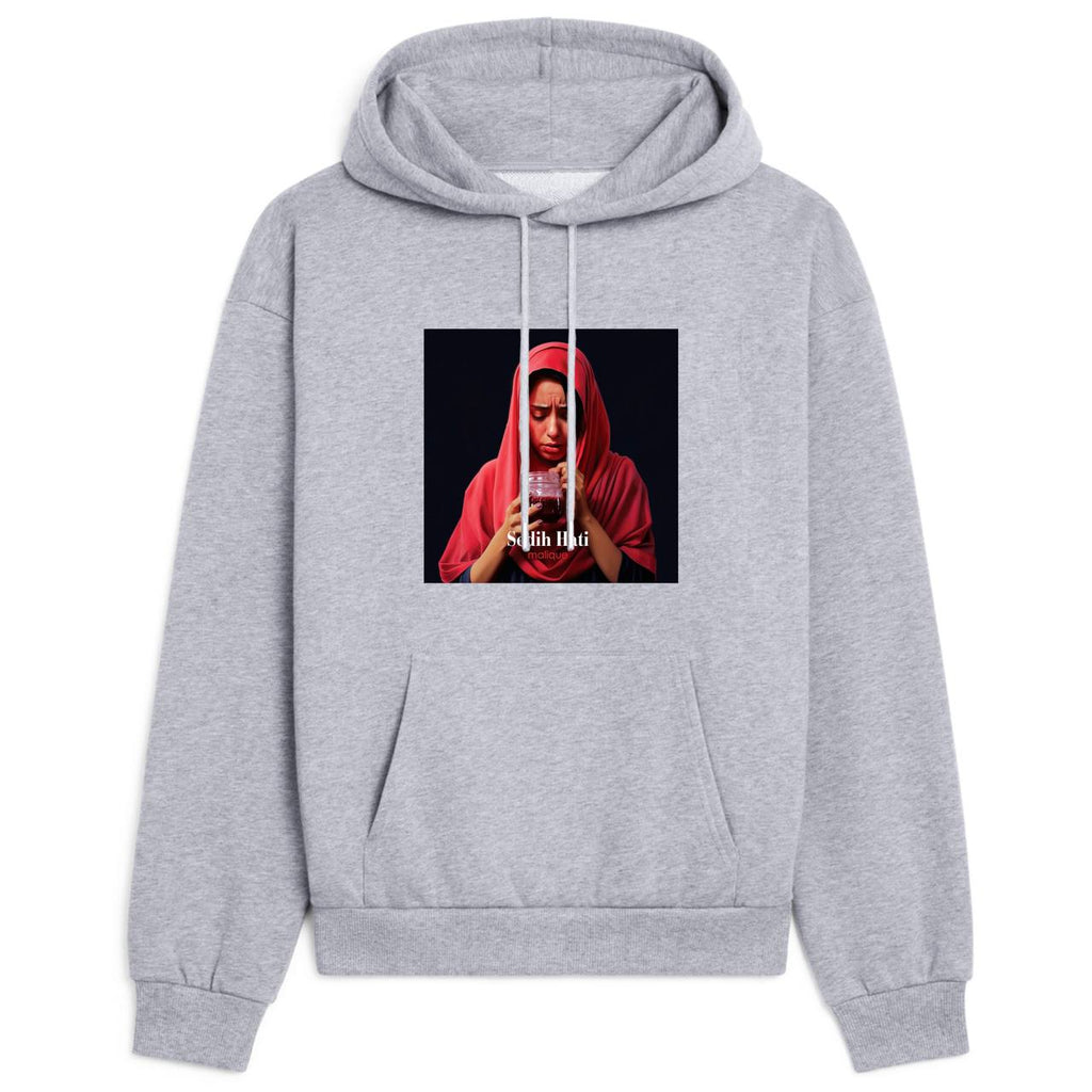 Sedih Hati Hoodie - Grey (TS162)