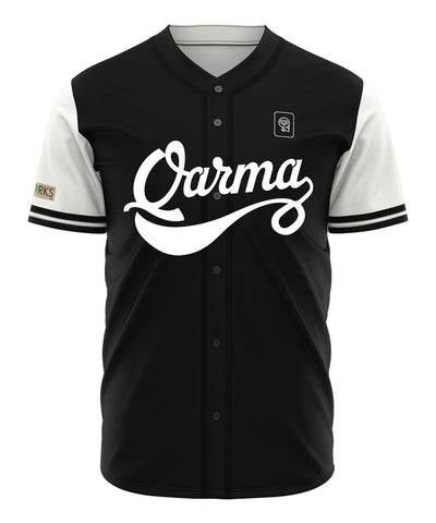 Qarma Works "Baseball 3" - Black/White (TS128)