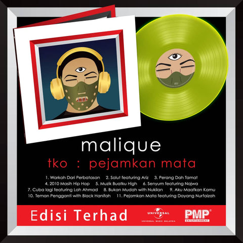 Malique - TKO Pejamkan Mata Limited Edition Autographed Vinyl