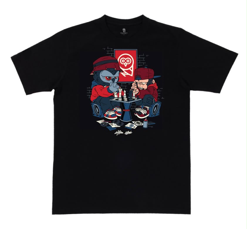 Malique x Katun Chessmate - Black (T-Shirt) (TS70)