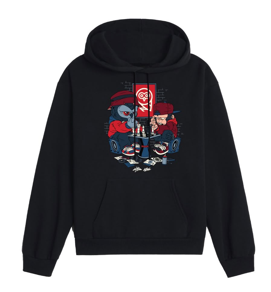 Malique x Katun Chessmate - Black (Hoodie) (TS200)