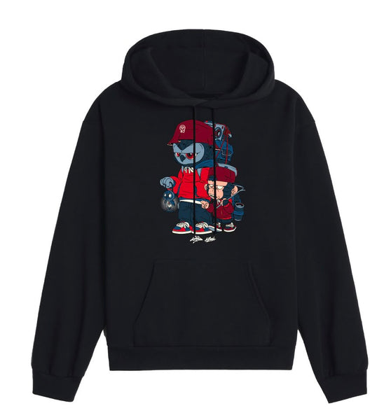 Malique x Katun Path Hoodie - (Black) (TS203)