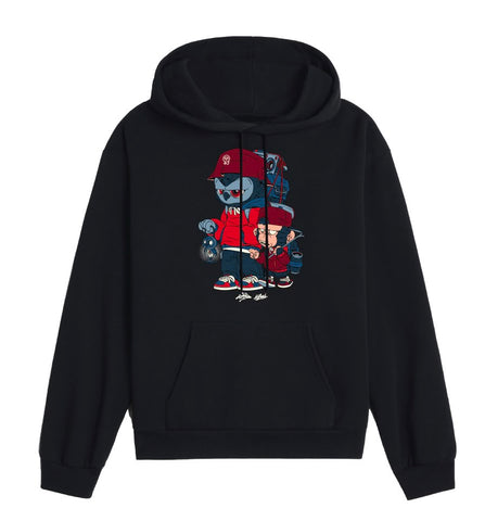 Malique x Katun Path Hoodie - (Black) (TS203)