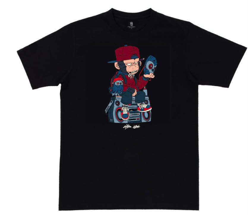Malique x Katun Mask - Black (Tshirt) (TS72)