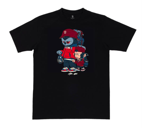 Malique x Katun Path - Black (Tshirt) (TS73)