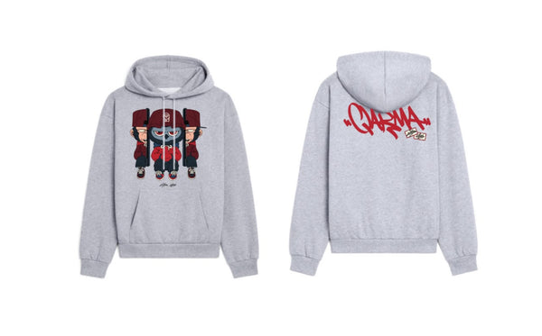 Malique x Katun Ghost - Hoodie (Grey) (TS207)