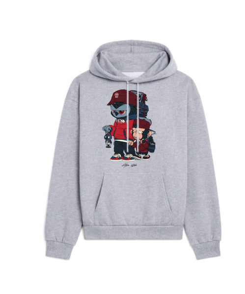 Malique x Katun Path - Hoodie (Grey) (TS208)