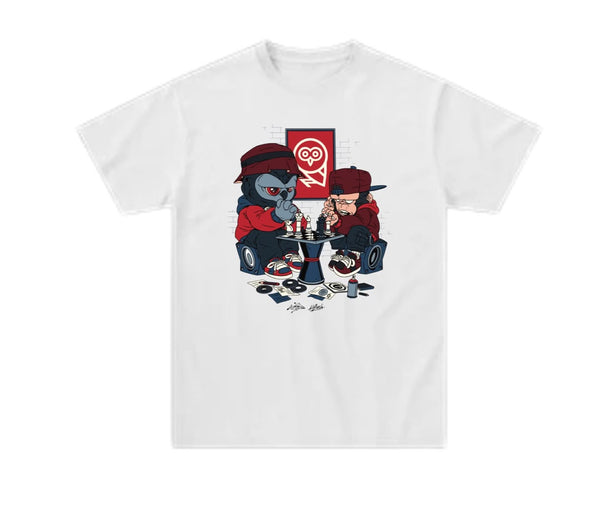 Malique x Katun Chessmate - Tshirt (White) (TS209)