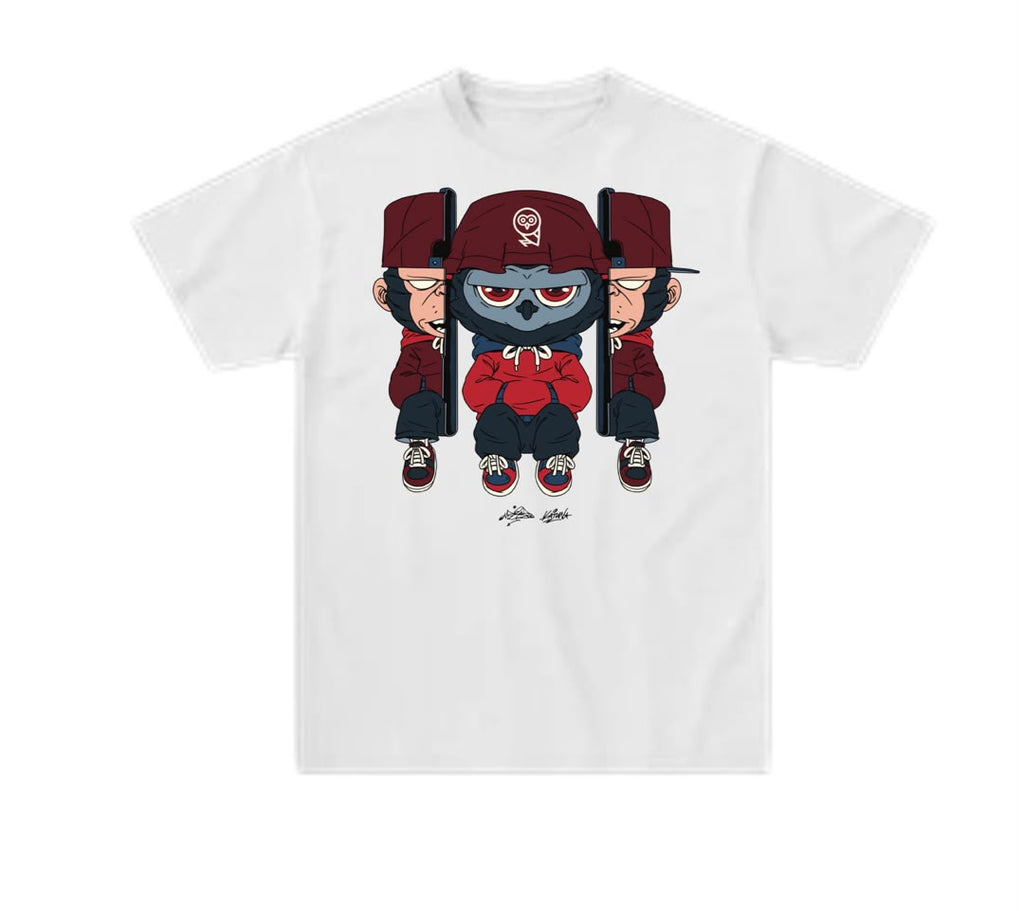 Malique x Katun Ghost - Tshirt (White) (TS210)