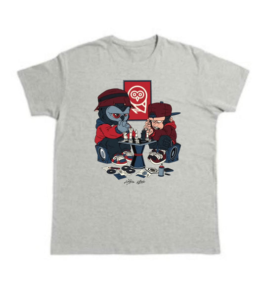 Malique x Katun Chessmate - Tshirt (Grey) (TS213)