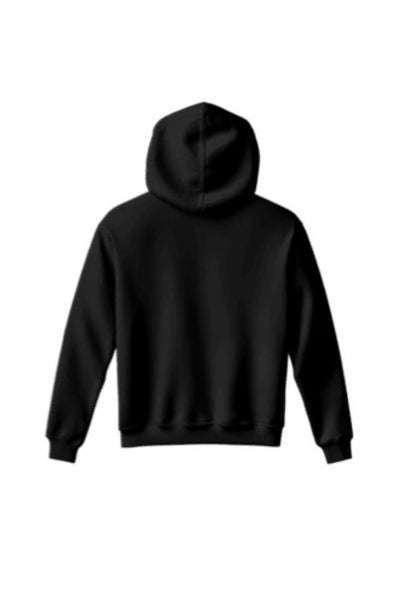 Qarma Small Owl Hoodie - Black (TS110)