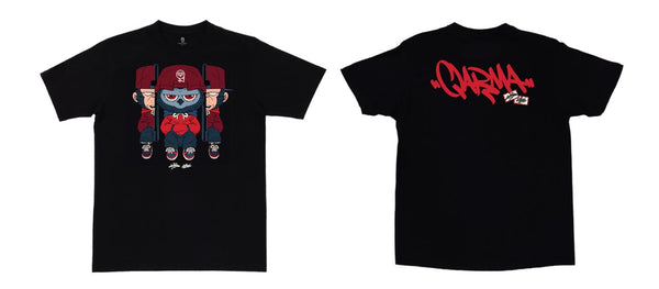 Malique x Katun Mask - Black (Tshirt) (TS72)
