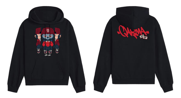 Malique x Katun Ghost - Black (Hoodie) (TS201)