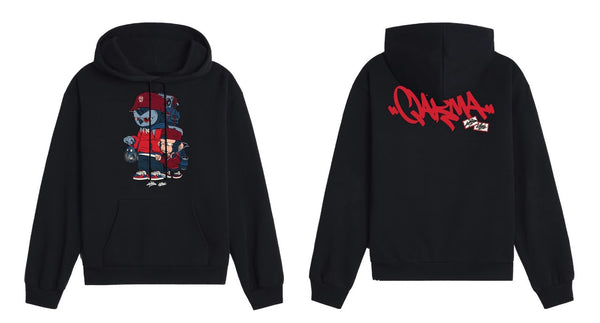 Malique x Katun Path Hoodie - (Black) (TS203)