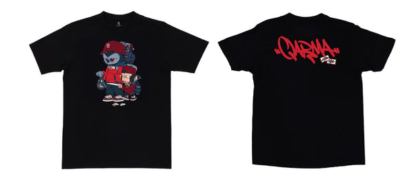 Malique x Katun Path - Black (Tshirt) (TS73)