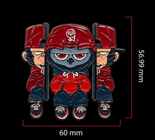 Malique X Katun Enamel Pins (Set Of 4) (TS204)