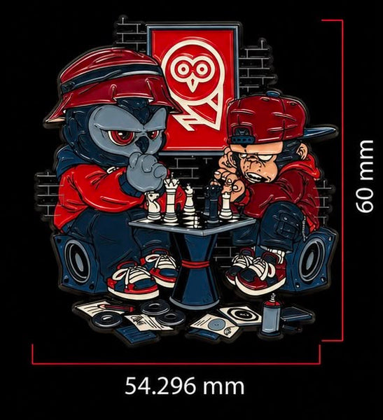 Malique X Katun Enamel Pins (Set Of 4) (TS204)
