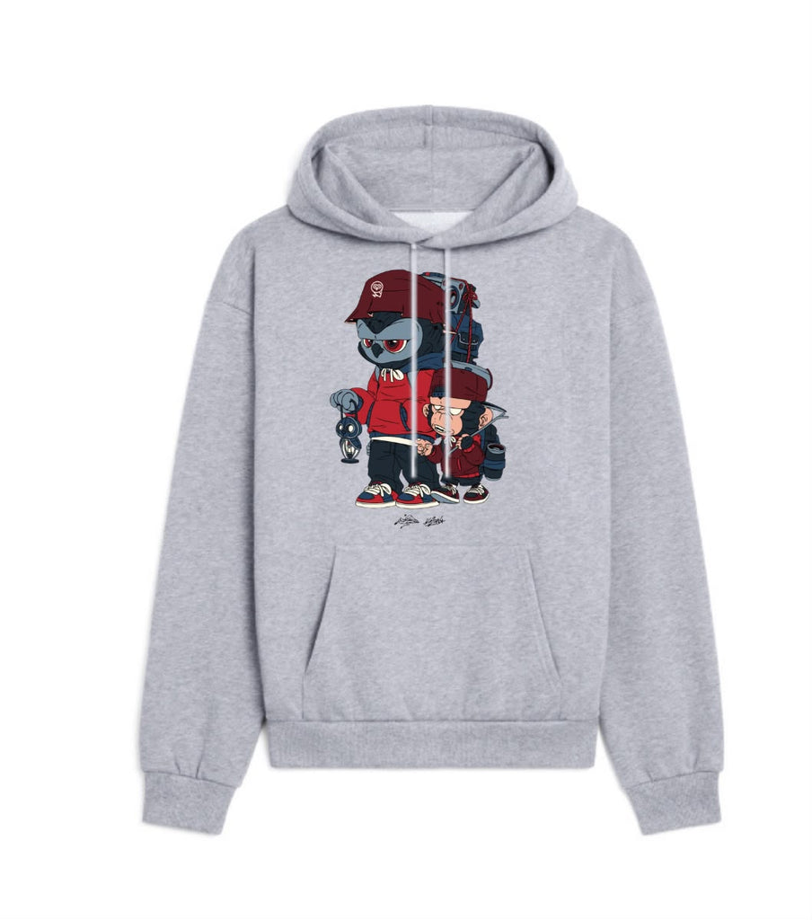 Malique x Katun Chessmate - Grey (Hoodie) (TS205)