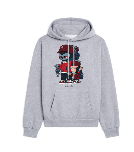 Malique x Katun Chessmate - Grey (Hoodie) (TS205)