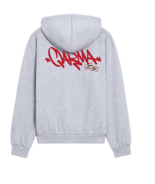 Malique x Katun Ghost - Hoodie (Grey) (TS207)