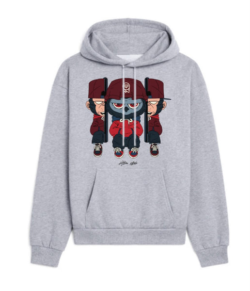 Malique x Katun Ghost - Hoodie (Grey) (TS207)