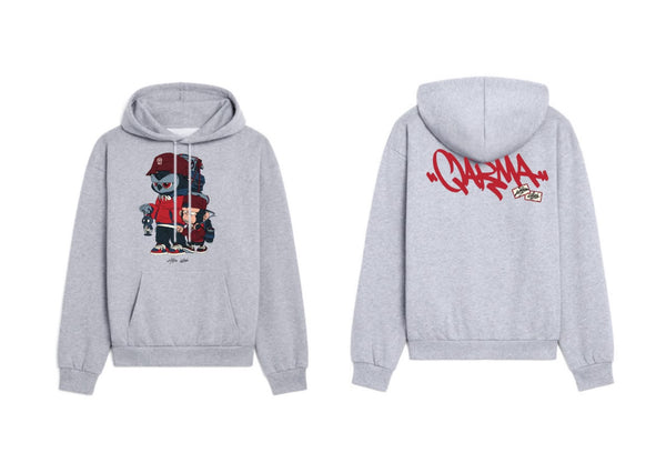 Malique x Katun Path - Hoodie (Grey) (TS208)
