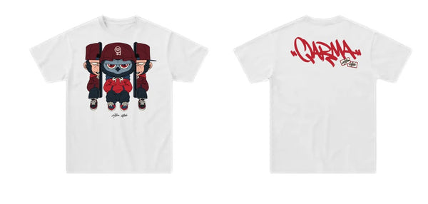 Malique x Katun Ghost - Tshirt (White) (TS210)