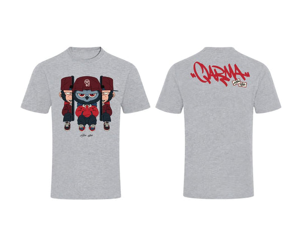 Malique x Katun Ghost - Tshirt (Grey) (TS214)