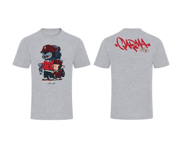 Malique x Katun Path - Tshirt (Grey) (TS215)
