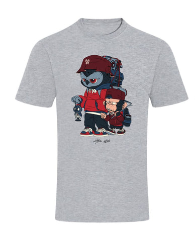 Malique x Katun Path - Tshirt (Grey) (TS215)