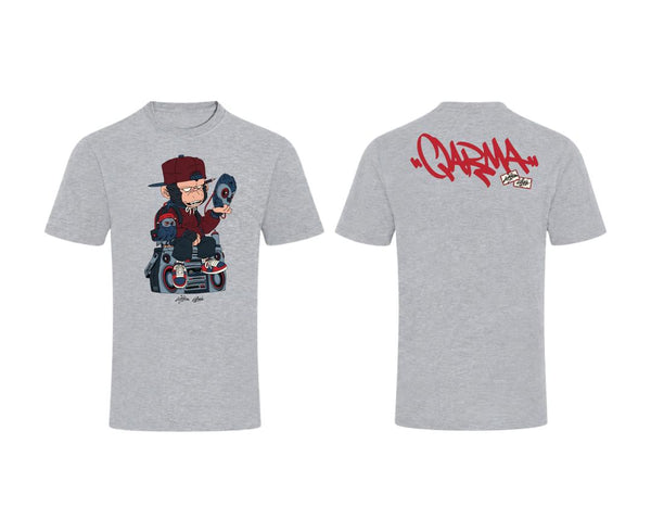 Malique x Katun Mask - Tshirt (Grey) (TS216)