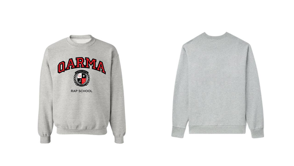 Qarma Rap School Sweatshirt - Grey (TS178)