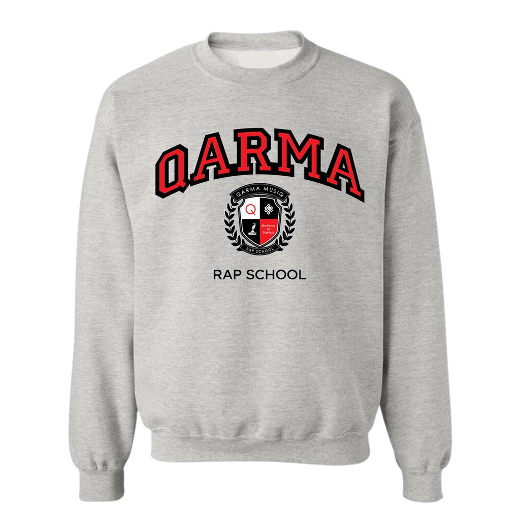 Qarma Rap School Sweatshirt - Grey (TS178)